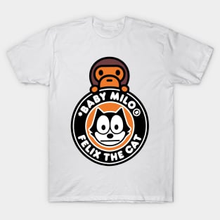 Baby milo the cat art retro T-Shirt